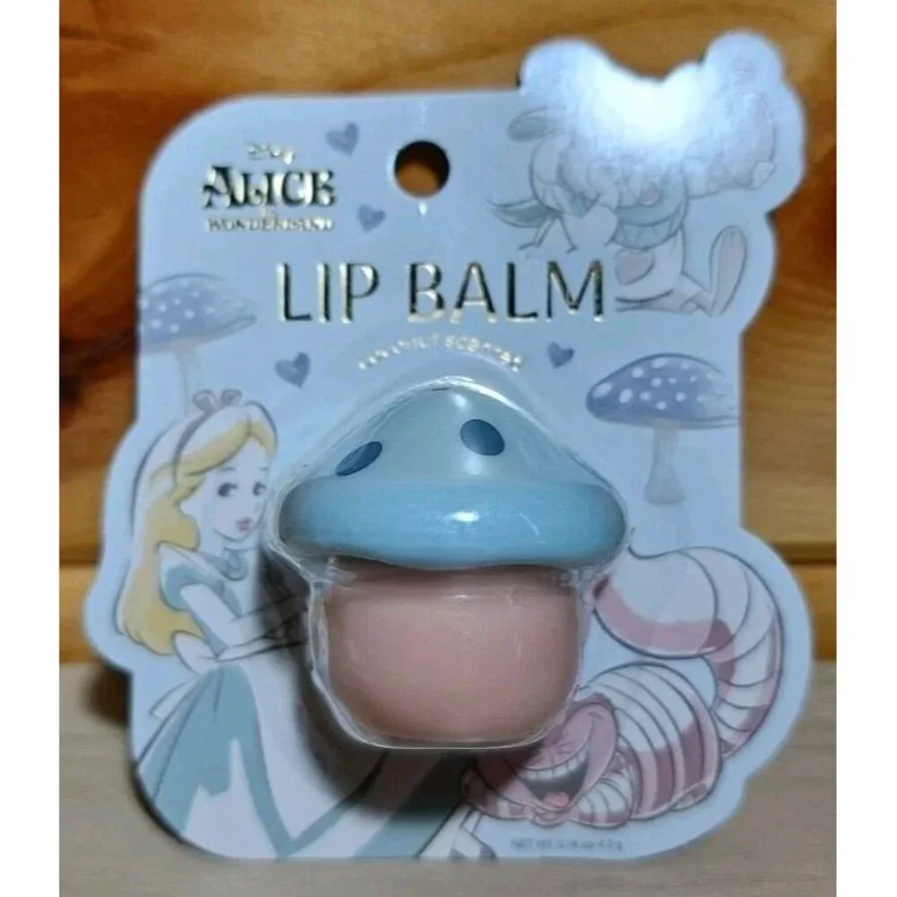 Disney Alice In Wonderland Coconut Scented Mushroom Lip Balm, New In Package! - Picture 2 of 4